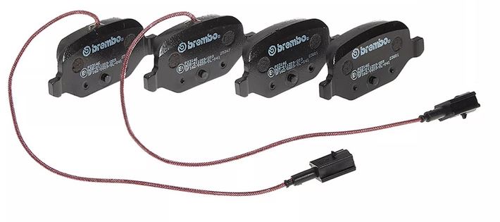 Bremsklötze hinten 2 X Warnkontakte Fiat 500 Abarth ab Bj,2012