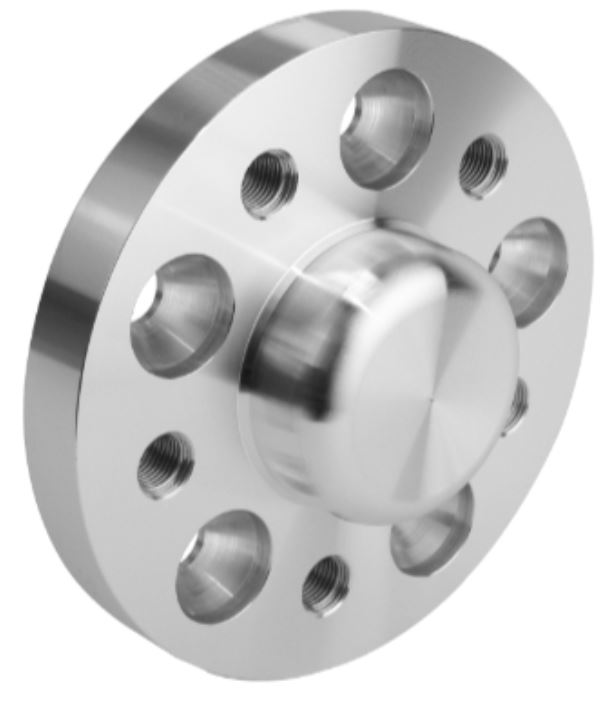 Distanzscheibe 25mm 5x112 66.5 aus Alu mit System 4 - Festverschraubtes System mit Fettkappe