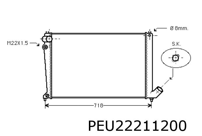Radiator, engine cooling