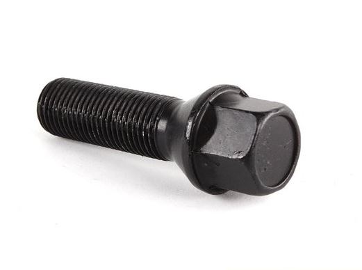 Radschraube M12x1.5 Kegel 60° SW-17 L-45 schwarz