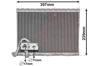 Evaporatore climatico