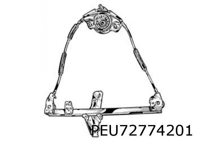 Lève-vitre 307 5-portes avant gauche SANS MOTEUR