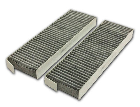 Filtre à pollen avec charbon actif 