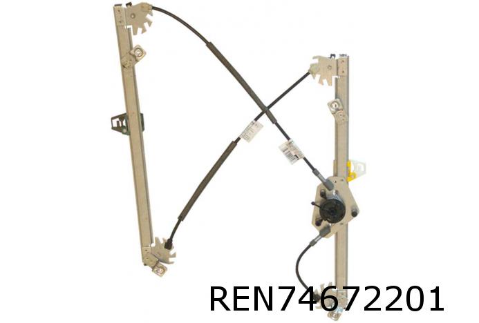 Lève-vitre avant gauche elecrique Megane II 4/5 portes SANS MOTEUR