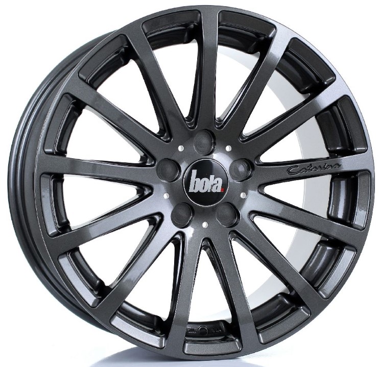 BOLA XTR 8.5X18 GLOSS GUNMETAL 40 TO 55 5/120