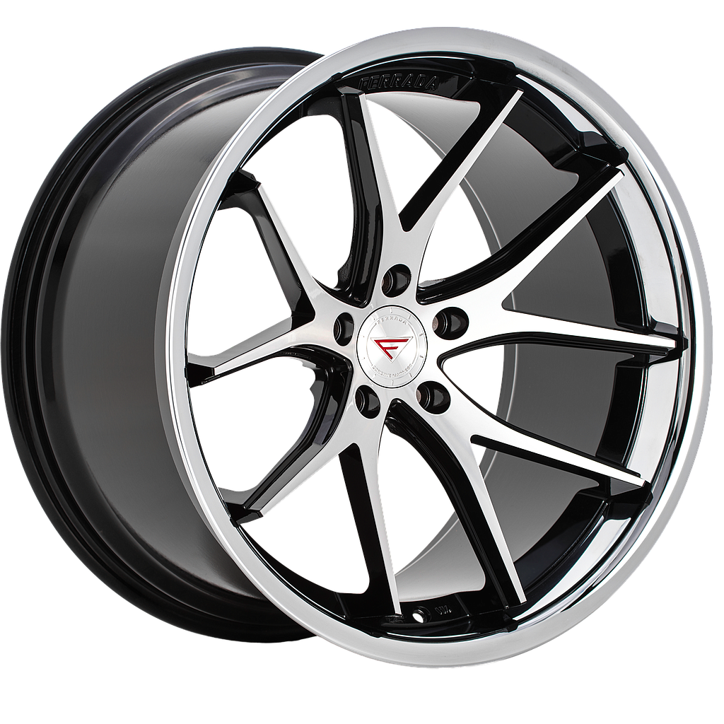 FERRADA FR2 Machine Black / Chrome Lip 10.5x22 66.6 60° Kegel