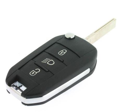 Boîtier de clés 3 boutons avec bouton pour la lumière