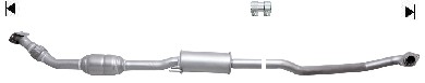 Avensis 4/05-11/08 (2.0TD/2.2TD D4D) rear catalytic converter