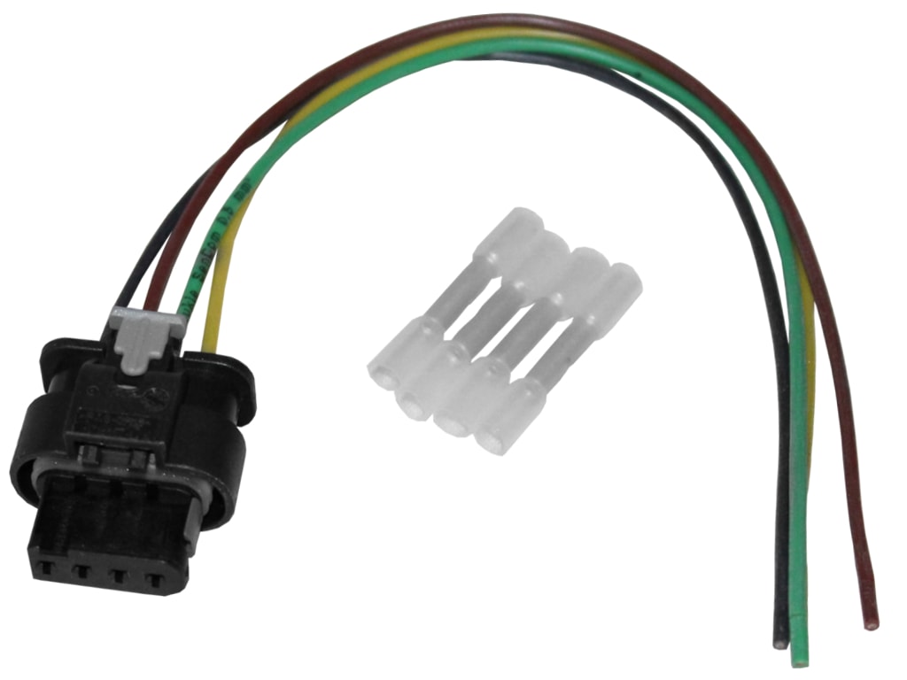 Rep.-Satz RÃ¼ckleuchten Stecker OVAL, 4-polig fÃ¼r Panda (312) 02/12-, Fiat 500 07/15 -