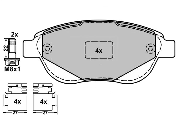 Brake Pad Set, disc brake