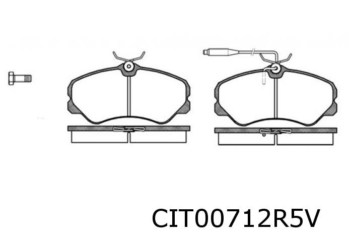 Plaquettes de frein avant C25 TD/1800 / J5