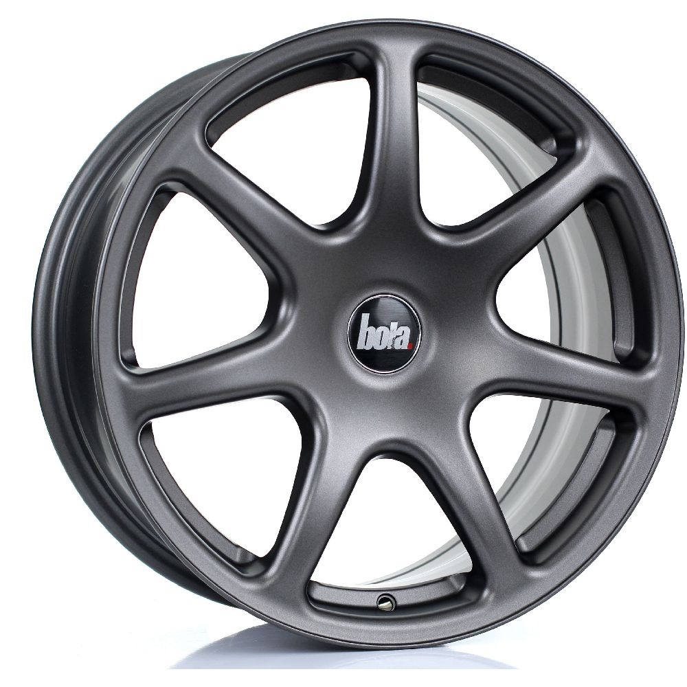 BOLA B7 Matt Gunmetal 7.5x17 76.1 60° Kegel