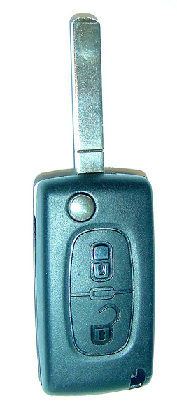 Key including circuit board 2 buttons, battery holder on circuit board