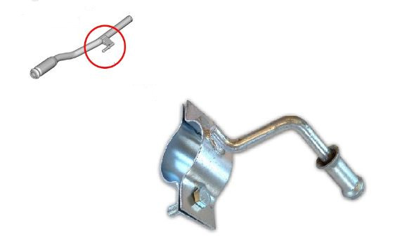 Auspuffhalter vorne