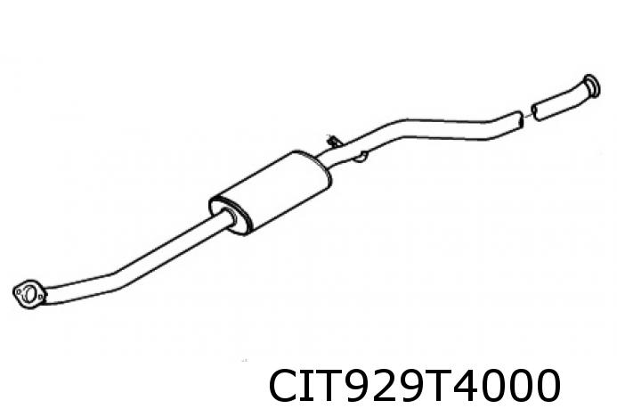 Pot d`echappement avant Berlingo / Partner (1.4i/1.6i-16V)