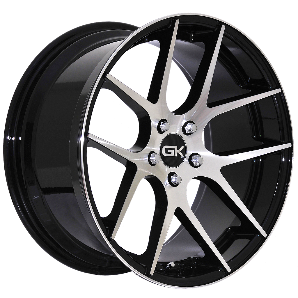 GK 270 Gloss Black / Front Polished 9.5x19 72.6 60° Kegel