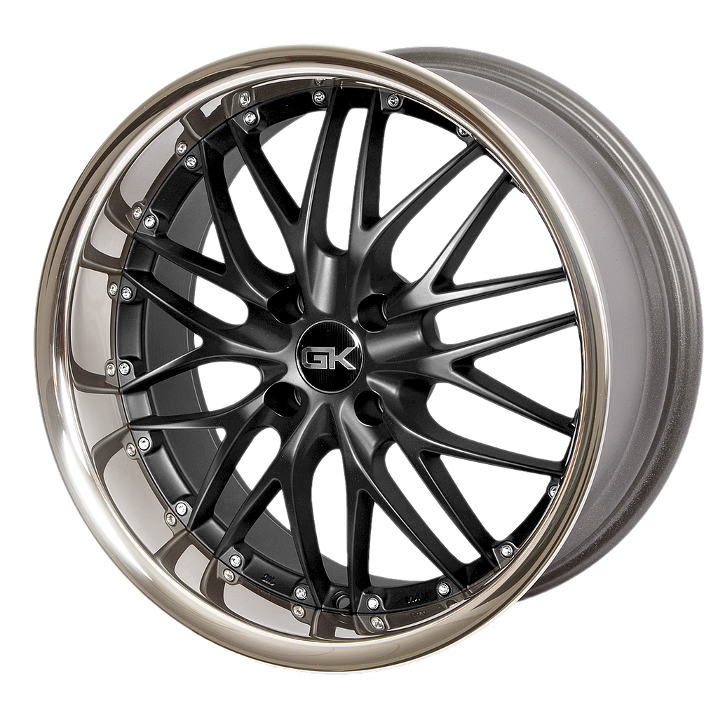 GK 169 Black Matte / Inox 8x18 74.1 60° Kegel