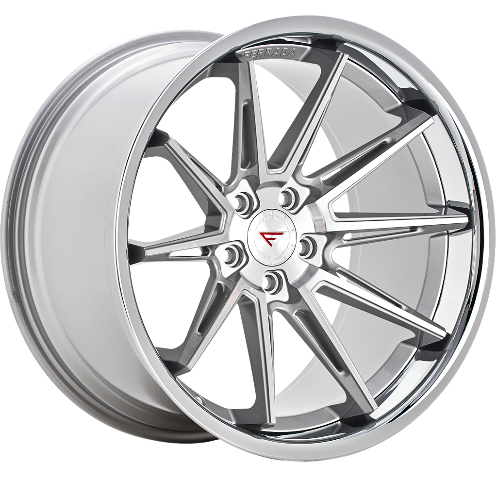 FERRADA CM2 Machine Silver / Chrome Lip 9x22 66.6 60° Kegel