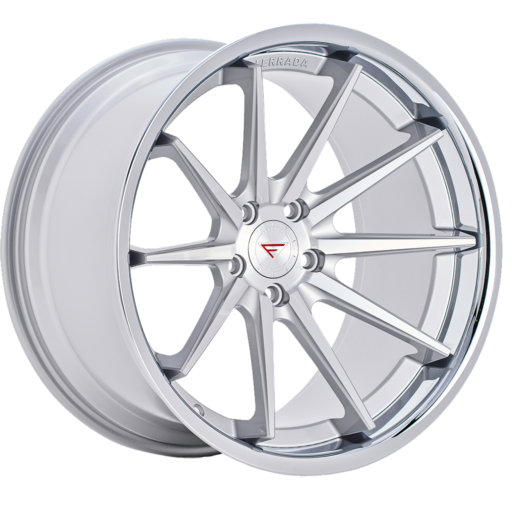 FERRADA FR4 Machine Silver / Chrome Lip 10x20 66.6 60° Kegel