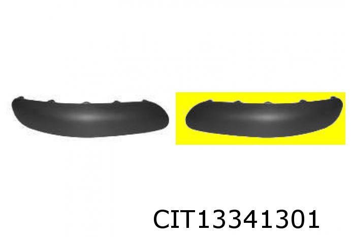 Protection pare choc C3 avant gauche noir