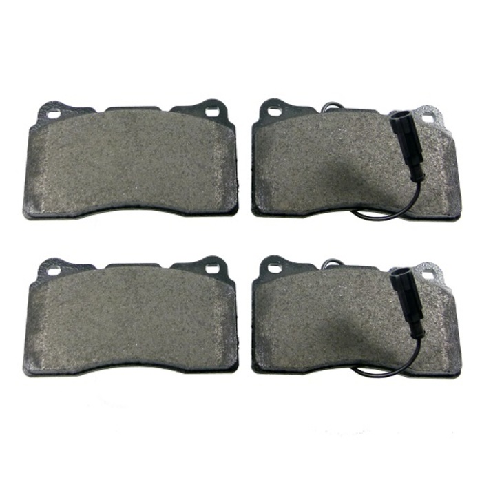 Plaquettes de frein avant frein Brembo Alfa 166, 159, Giulietta Lancia Kappa Maserati Quattroporte (77,2H=131,6L)
