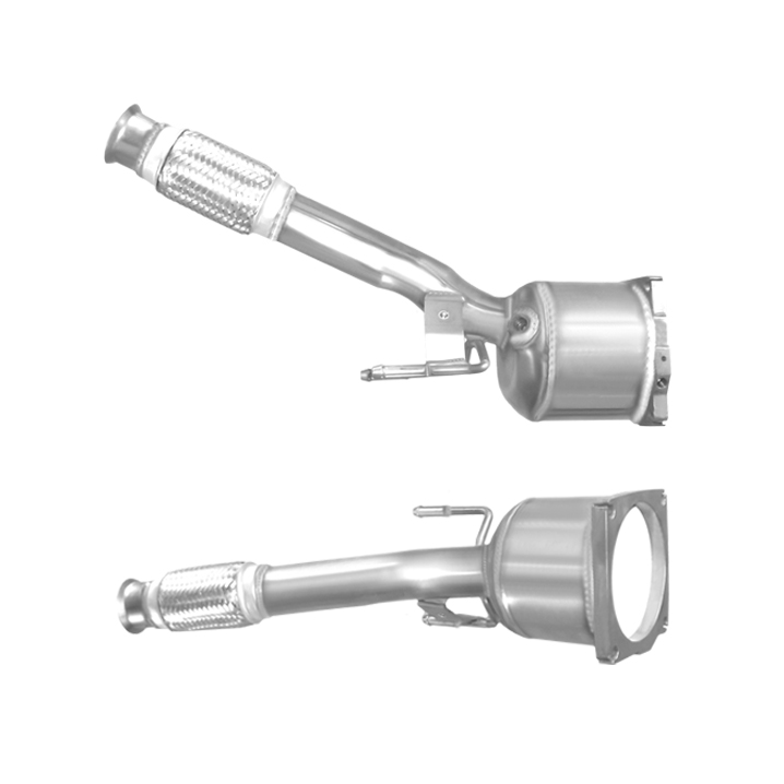 C5 / 407 9/06- (2.0HDi DW10BTED4-RHR) Katalysator hinten