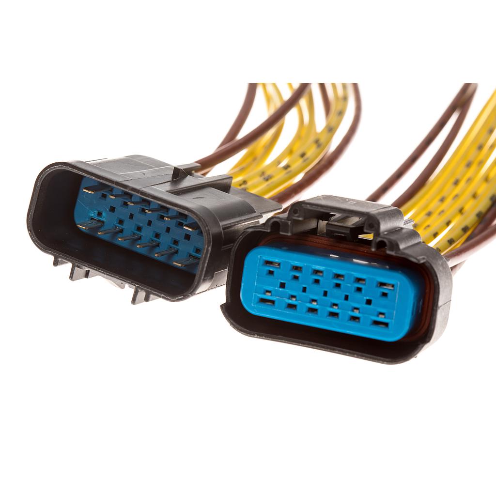 Kit de réparation Fiat Ducato 2,2 moteurs Puma  12 broches (remplacement pour connecteur D004) 4 broches fortes (câble Ø 1,5mm) + 8 broches faibles (câble Ø 0,75mm)