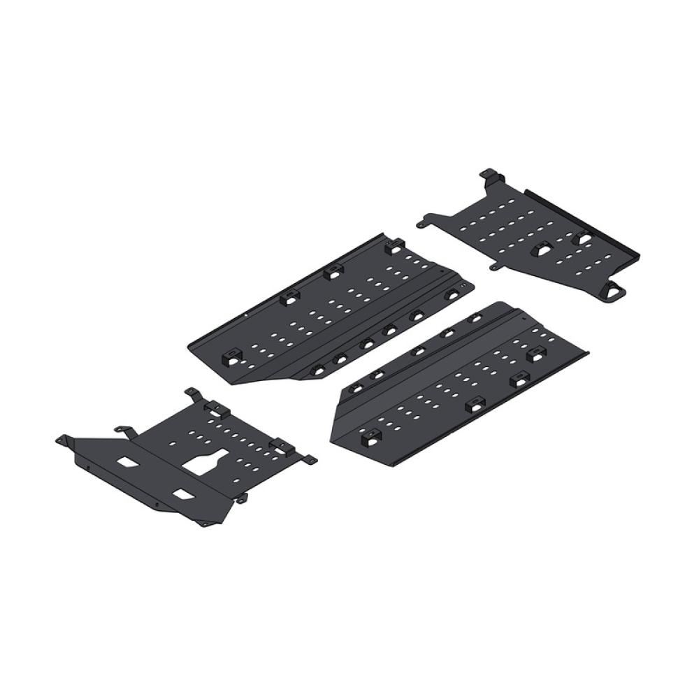 REDUST Unterfahrschutz Silber Duster 3 2WD Komplett Set