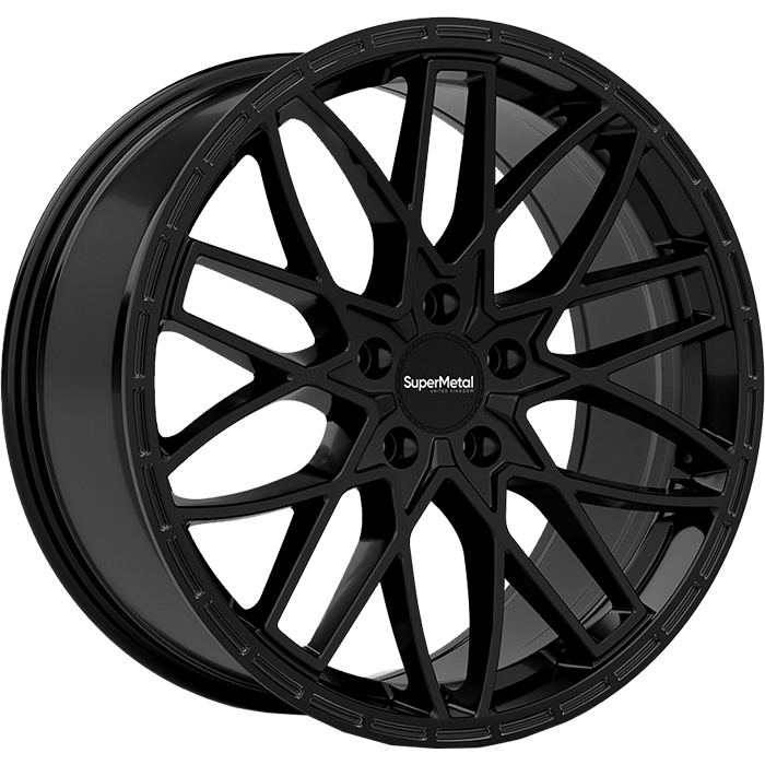 SuperMetal VANE Gloss Black 8.0x20 ET55 5x120 65.1