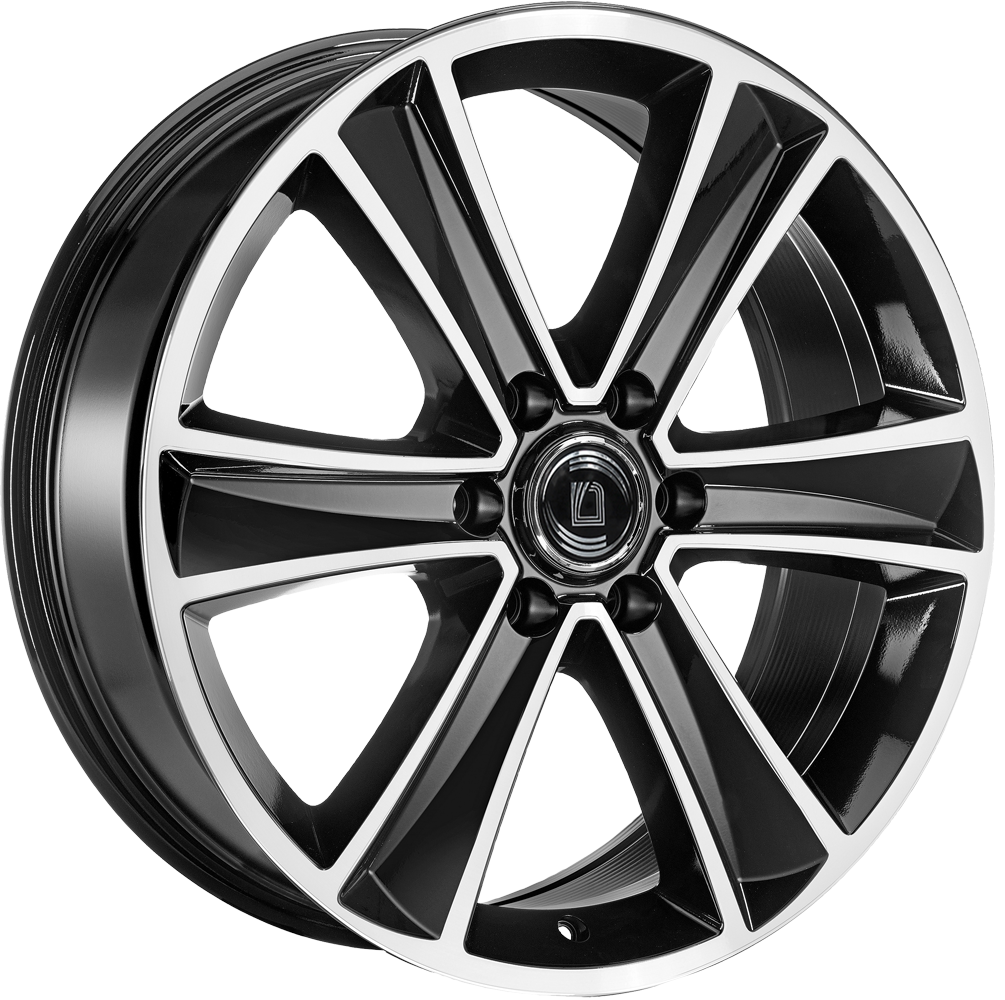 DIEWE MAMMUT6 neros machined 8.0x18 ET40 6x120 74.6
