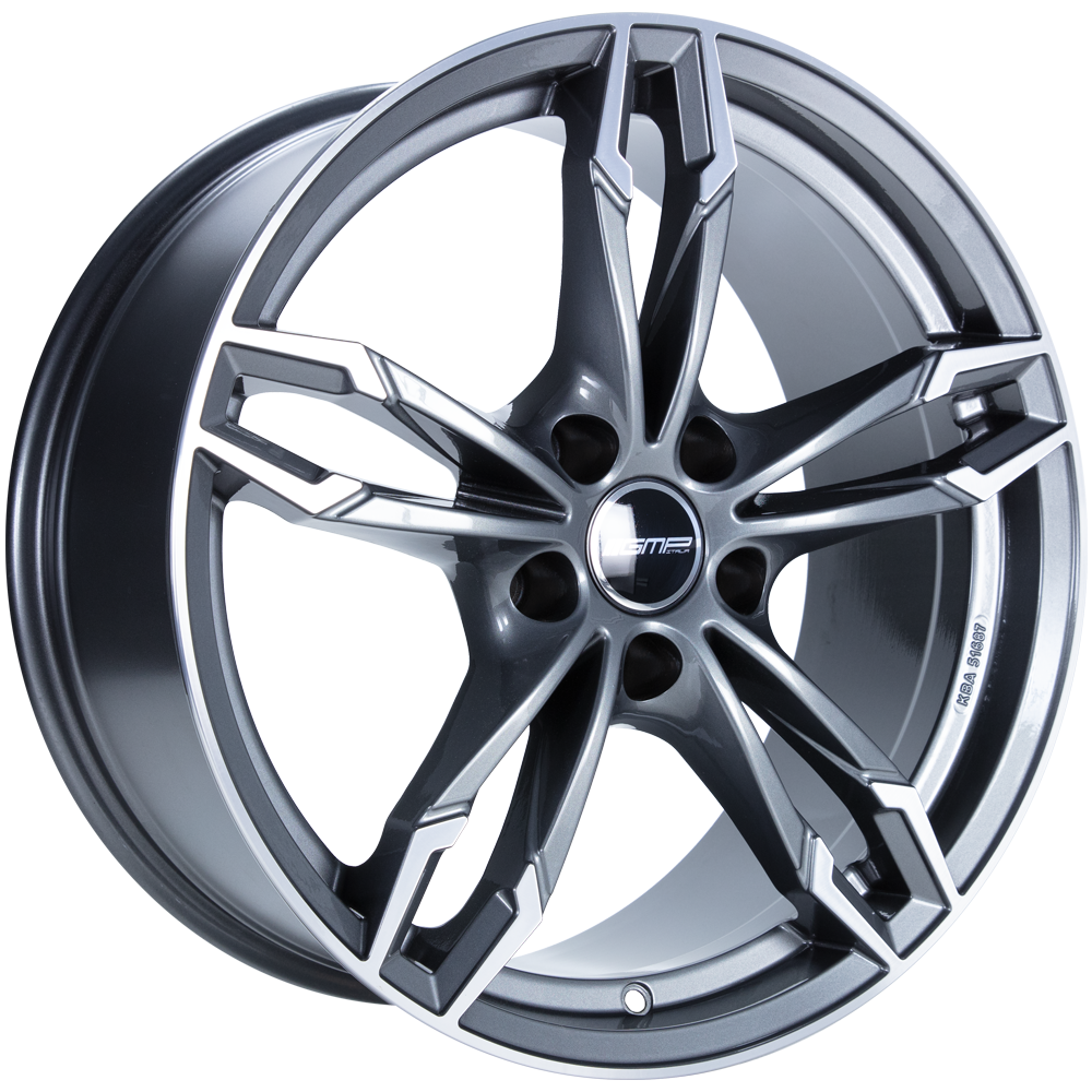 DIEWE Dea anthracite glossy 9.0x19 ET37 5x120 72.6