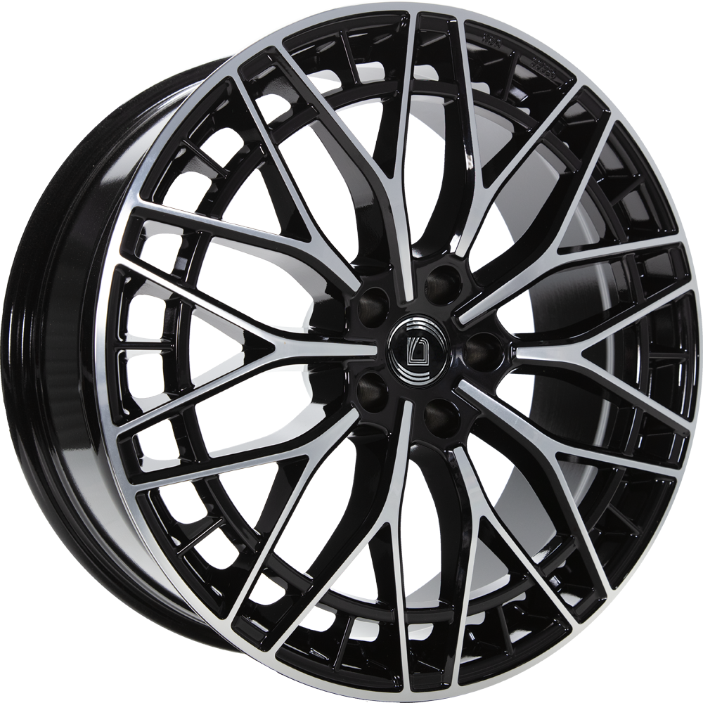 DIEWE AERO POWER gloss black polished 8.0x18 ET45 5x112 66.5