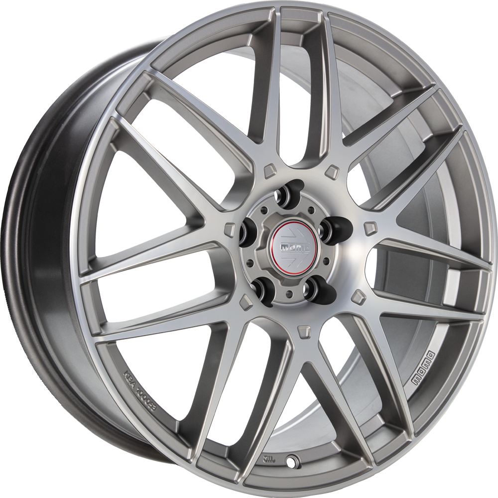 DIEWE COMPETIZIONE titan silver matt polish 8.0x18 ET42 5x108 72.3