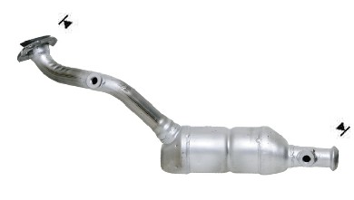 Twingo II (1.2i-16V) catalyseur