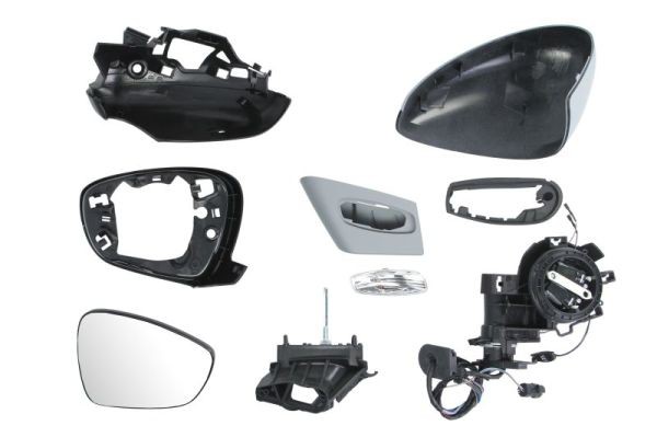 C5 spiegel R (elb. / verwarmd)(el. inklapbaar)(met temp. sensor) (primer)