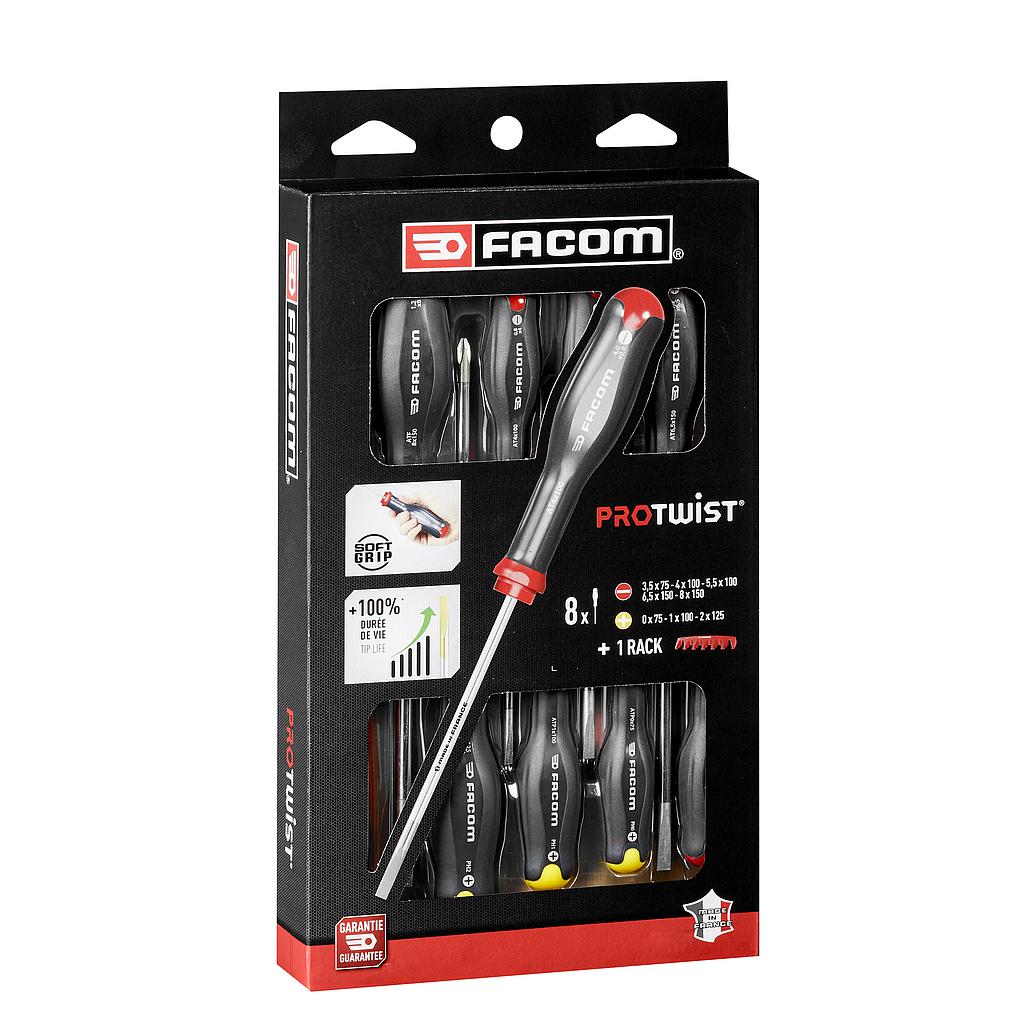 FACOM Schraubendreher Protwist Set 8-Tlg