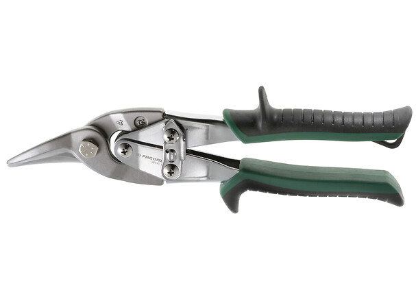 FACOM Blechschere "Luftfahrt" Gruen Rechts