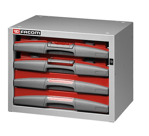 FACOM Caisson Bas Avec 2 Mallettes Fixes Et 2 À Emporter