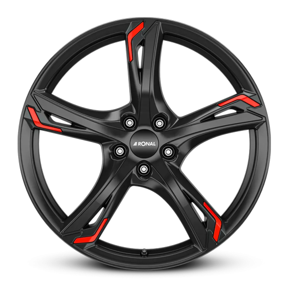 RONAL R62 Red JET BLACK 8.5x20 ET30 5x112 76.0