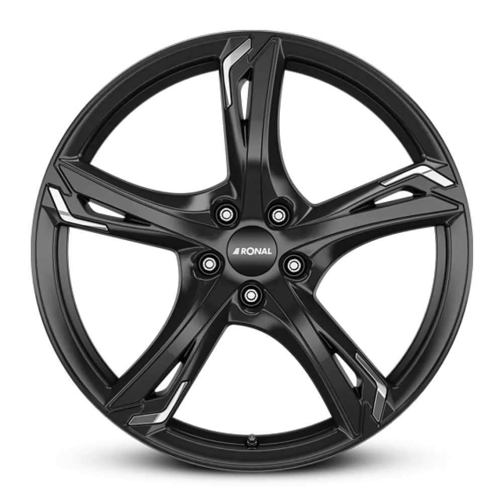 RONAL R62 Chrome JET BLACK 8.0x19 ET45 5x112 76.0