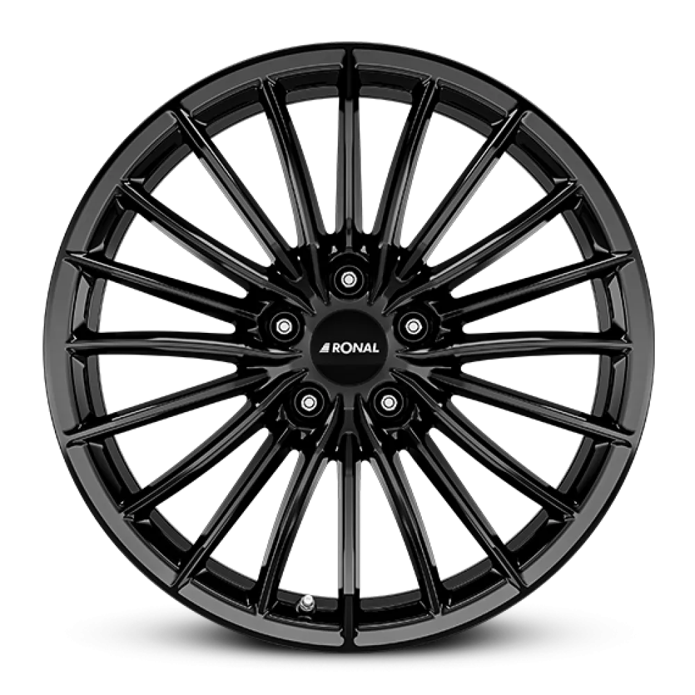 RONAL R68 JET BLACK 8.0x18 ET48 5x114.3 82.0