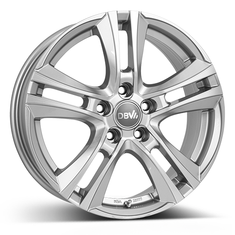 DBV Andorra II hyper silber 7.5x18 ET35 5x112 70.1