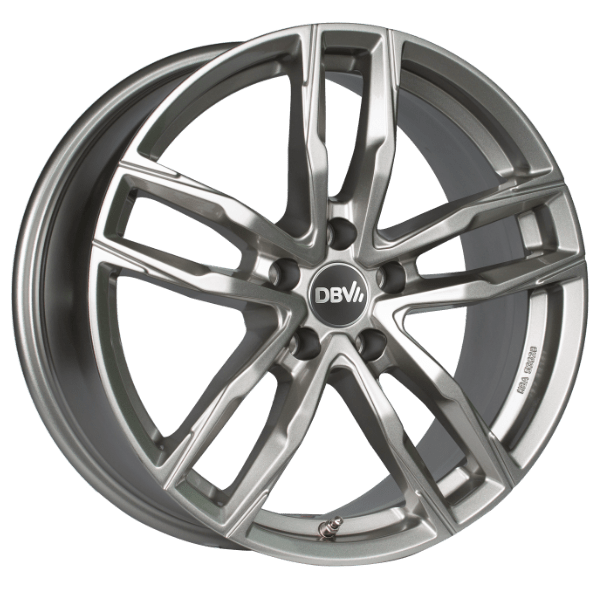 DBV Vienna II hyper silber 8.0x18 ET45 5x112 70.1