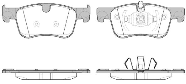 Pastiglie freni anteriore C4 Picasso II