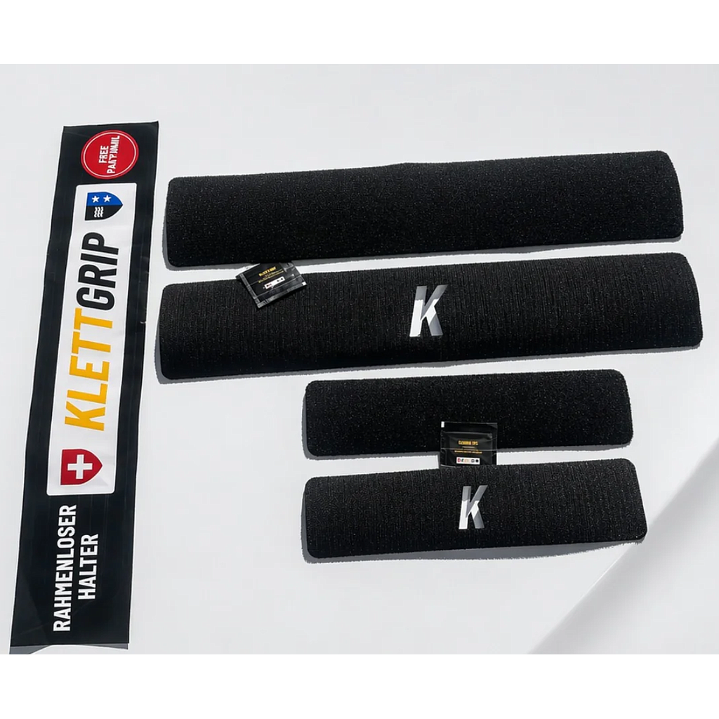 KlettGrip Rahmenloser Halter, Nummernrahmen, Nummernschildhalter