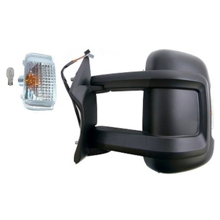 Rétroviseur gauche électrique avec capteut température version longue, clignotant 16W