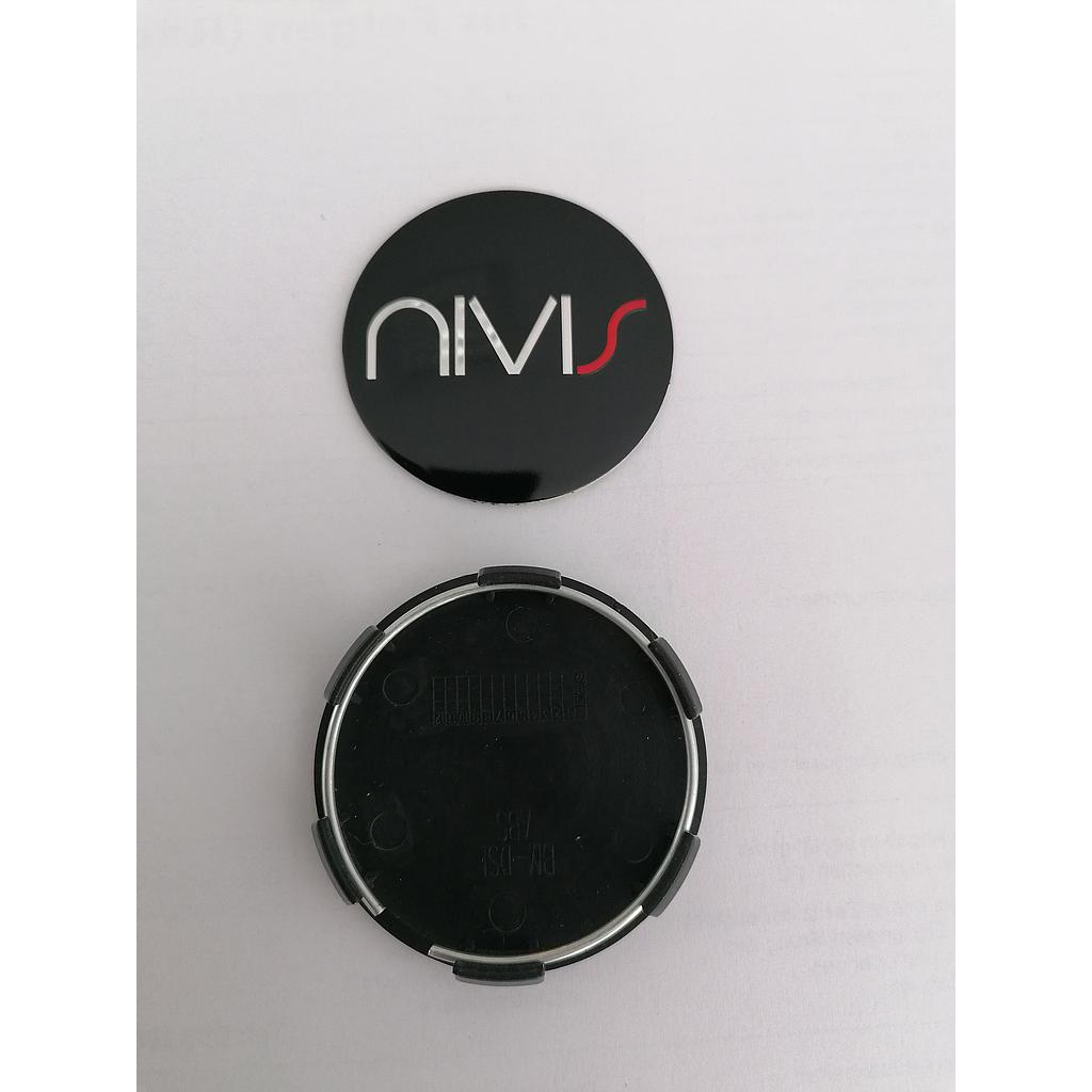 Coprimozzo per cerchioni Nivis in alluminio argento per NIVIS 280 / 206 55mm BMW
