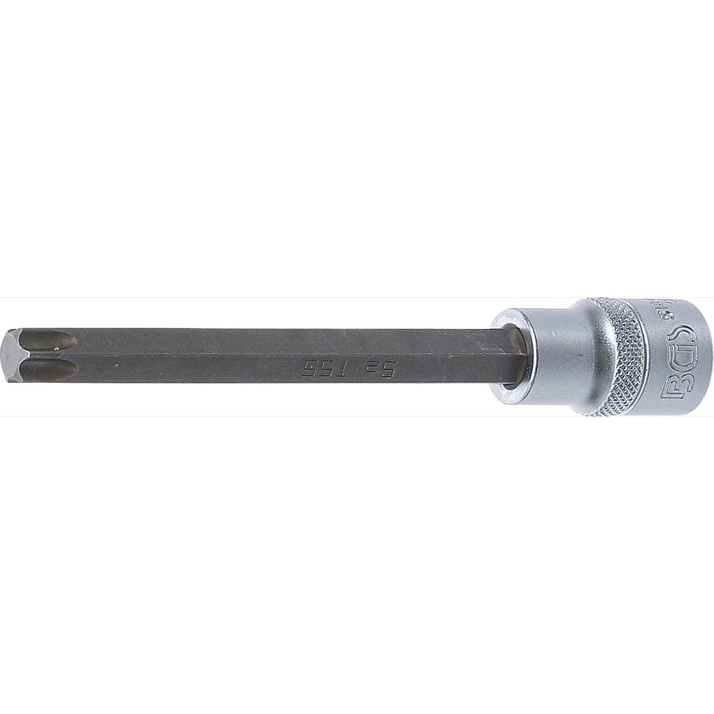 Bit-Einsatz | Länge 140 mm | Antrieb Innenvierkant 12,5 mm (1/2") | T-Profil (für Torx) T55