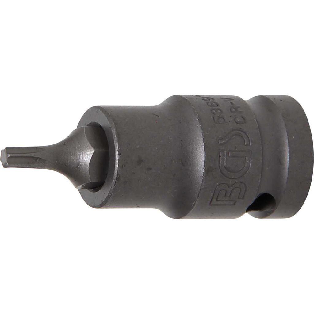 Kraft-Bit-Einsatz | Länge 55 mm | Antrieb Innenvierkant 12,5 mm (1/2") | T-Profil (für Torx) T20