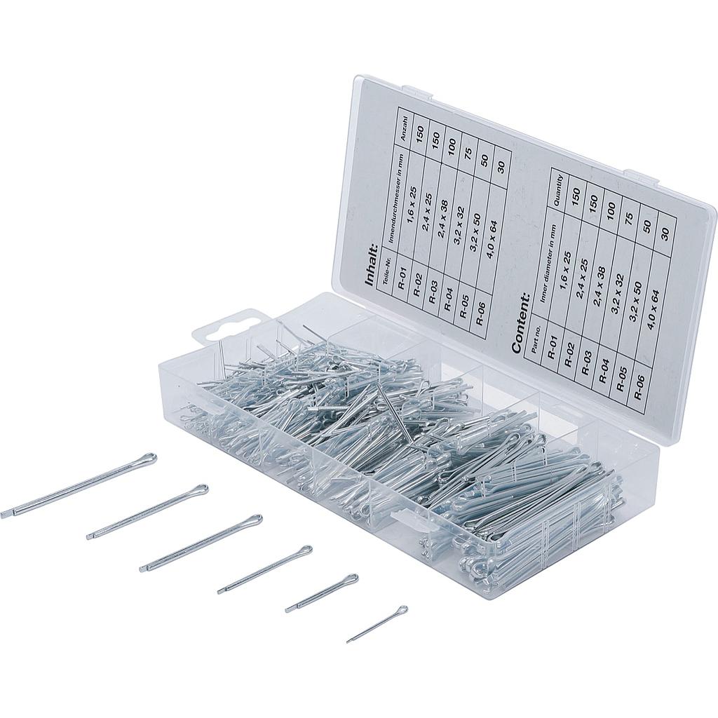 Splinte-Sortiment | Ø 1,6 - 4,0 mm | 555-tlg.